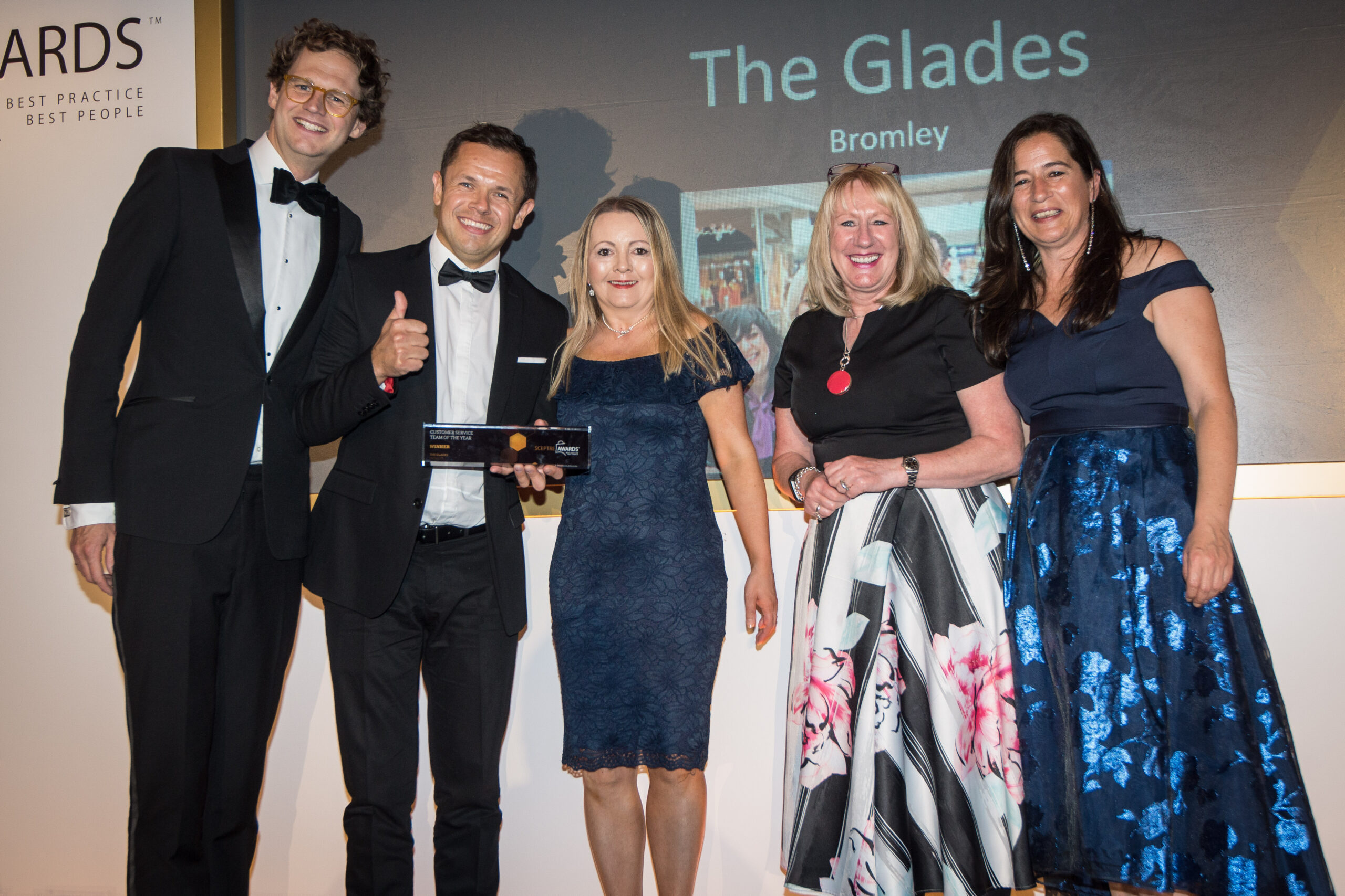 SCEPTRE Award winner Customer Service Team of the Year Retail